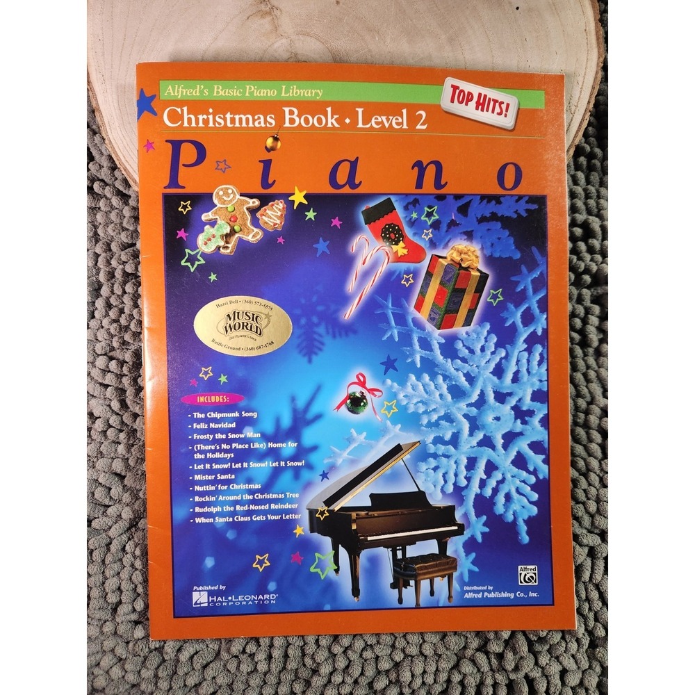 Alfred's Basic Piano Library: Top Hits! Christmas Book 2